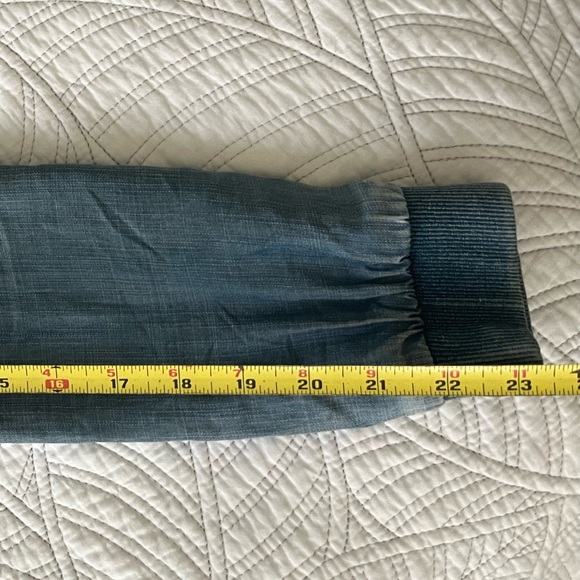 Cloth and stone zip up light and soft jean jacket - Picture 3 of 9